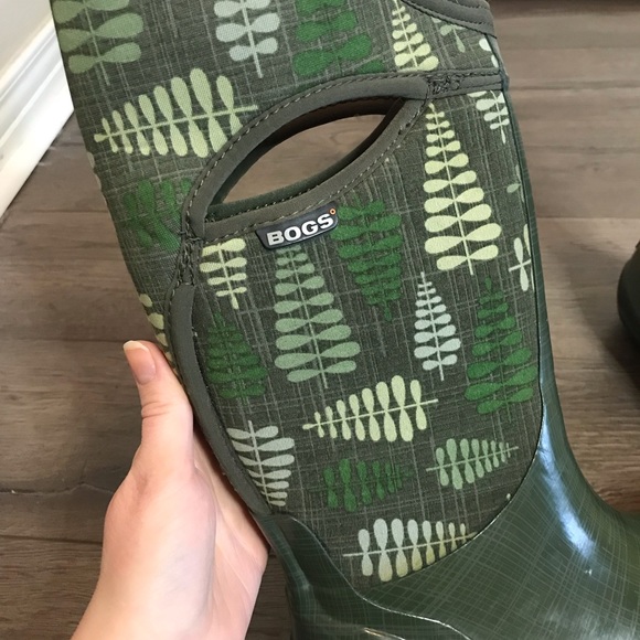 Bogs Plimsol Tall Fern Green Waterproof Boot - Picture 5 of 7